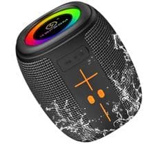 Caixinha De Som Bluetooth Portatil USB TF Som Limpo Graves Reforçados Radio Fm Distancia 10M - 50W