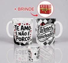 Caneca Casal Engraçada Criativa Presente Para Namorado Namorada - Tav