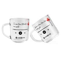 Caneca Dia dos Namorados Spotify presente criativo casal 2un - Loja Bora, Decora!
