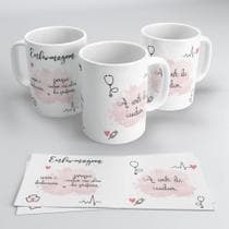 Caneca Enfermagem com frase - 325ml - Colecionáveis 3D Print