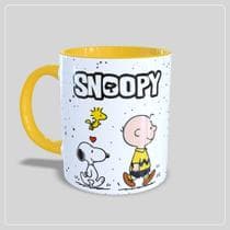 Caneca Personalizada Snoopy com Nome Presente Exclusivo 325ml - Jlssublimação