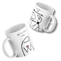 Caneca Xicara de Porcelana Personalizada para Café e Chá Meme Flork Frases Divertidas - ocamelo