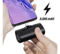 Carregador Portátil De Bolso Power Bank Pocket 5000mah Carregador De Bolso Slim Carregador De Embuti - kapbom