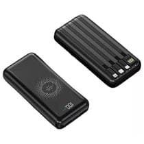 Carregador Portátil Power Bank Magnético sem fio por indução Carregamento Rápido Bateria de 10000mAh