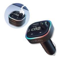 Carregador Turbo para Carro MP3 sem Fio Multifuncional - COIBEU
