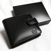 Carteira Masculina Couro Legitimo Premium Com Fecho Completo com porta cartões e moedas - Shd Couro