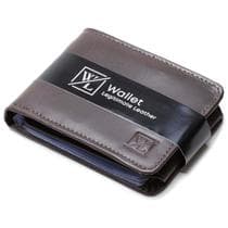 Carteira Masculina Couro Porta Cartão Cnh Documentos Moedas Zíper Fino Slim Moderna Horizontal Wl - WALLET