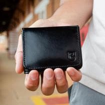 Carteira Masculina Slim Couro Legítimo Minimalista RFID - Kraus Brand
