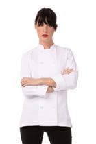Casaco feminino Chef Coat Chef Works Le Mans White Small
