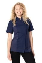 Casaco feminino Chef Works Springfield Chef, azul marinho, pequeno