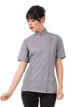 Casaco feminino Chef Works Springfield Chef, cinza, grande