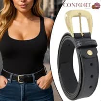 Cinto Casual Feminino Couro Legítimo Conforto Estilo Vários Estilos - GRANADO ACESSÓRIOS