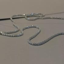 Colar Feminino Brilhante Prata 925 Com Caixa Presente Dia Dos Namorados - Amor Lindo