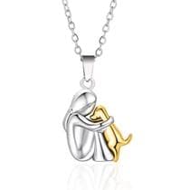 Colar Pet Cachorro Abraço Amor Mãe De Pet Presente Feminino - Things Nerd
