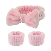 Conjunto De Tiaras E Pulseiras De Microfibra Absorvente Macia, Banho, Maquiagem, Fitness, Faixas De - other