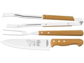Conjunto para Churrasco Tramontina Inox - 3 Peças