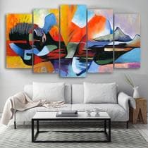 Conjunto Quadro Decorativo Mosaico Com Foto Personalizado Abstrato PVC Decoração para Sala de Jantar Quarto Casal - Decorarte Designer