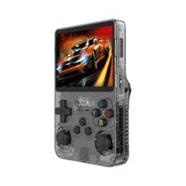 Console de Videogame Portátil R36S Retro - 64GB/128GB - Tela IPS de 3,5" - Music Power