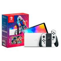 Console Nintendo Switch OLED 64GB Edição Mario Kart 8 Deluxe Com 3 meses Assinatura Nintendo Switch Online