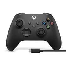 Controle Joystick Sem Fio Microsoft Xbox Carbon Black Preto