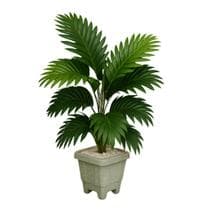 Coqueiro Artificial Vaso Decorativo Planta Tropical Realista Sofisticação Escritório Sala Varanda - NoBrand