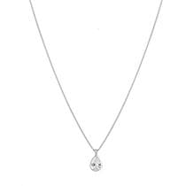 Cordão Colar Corrente Feminina 45cm Ponto De Luz De Prata 925 - DR Joias