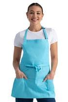 Delantal Chef Works Unisex con Tres Bolsillos Turquesa