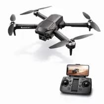 Drone F198 4K Câmera Dupla WiFi FPV Brushless Dobrável com Siga Me Voo por Trajetória Foto por Gestos Retorno Automático Headless Giro 360 - MW