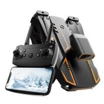 Drone Profissional S91 Pro 4K Dupla Câmera WiFi 5G Sensor Obstáculos 360 Follow Me Retorno Automático Altitude Hold 300m Dobrável - RC
