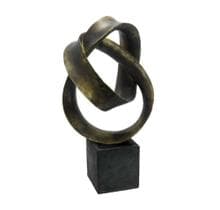 Enfeite Escultura Luxo Arte Moderna Alta Decoração - LUXdécor
