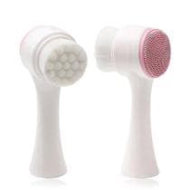 Escova Facial Limpeza Massageadora Esfoliante 2 Em 1 - DT1408 - ds