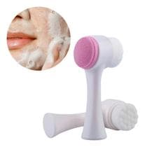 Escova Limpeza Massageadora Dupla Facial Skin Care 2 Em 1 - Rainha Chic