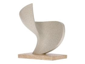 Escultura Abstrata Decorativa Moderna Em Poliresina Luxo - Casa Hera Maria