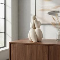 Escultura Adorno Decorativo Moderna Mulher Em Poliresina - Casa Hera Maria