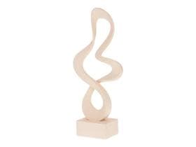 Escultura Decorativa Abstrata Moderna Em Poliresina Grande - Casa Hera Maria