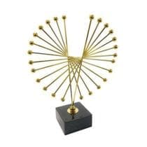 Escultura Decorativa c Base Moderno Maior Design Luxo - LUXdécor