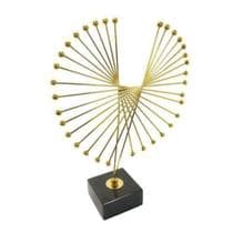 Escultura Decorativa c Base Moderno Menor Design Luxo - LUXdécor