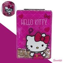 Espelho de Bolso Hello Kitty Rosa Visual Divertido Maquiagem - Sanrio