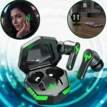 Fone De Ouvido Bluetooth Tws 5.3 Gamer Sem Fio Bateria Academia Preto - Altomex