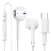 Fone de Ouvido Com Fio Tipo C Estéreo Microfone Controle USB-C - Altomex