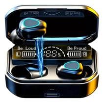 Fone de Ouvido Sem Fio, Bluetooth M10 TWS Som Estéreo HD Display Digital Bateria Longa Duração - NEWEST