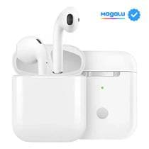 Fone de Ouvido Wireless Bluetooth InPods Branco iOs Android e notebook - Woofs