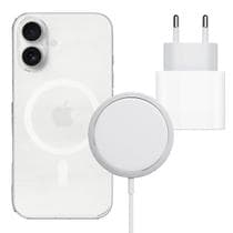 Fonte 20W Turbo Tipo C, Capa Magnética e Carregador Indução para iPhone17, 17 Pro e Max - Magnetic Wireless
