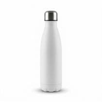 Garrafa Squeeze Térmica 500Ml Abertura Larga Vedação Hermética Preto Branco Trabalho Academia - ClicksTech