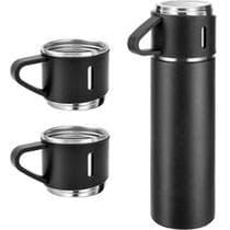 Garrafa Térmica 3X1 Xícaras Inox 500 Ml Para Café - ATENA