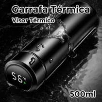 Garrafa térmica água copo térmico 12h inteligente sensor de Temperatura 500ml - Smart