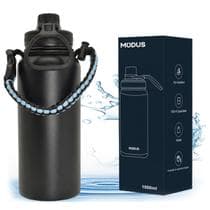 Garrafa Térmica Modus Parede Dupla Aço Inox 1L Café Suco Água Academia Passeio Caminhada