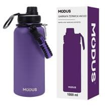 Garrafa Térmica Parede Dupla Aço Inox 1L Café Suco Água Academia Passeio Caminhada - Modus