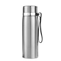 Garrafinha Térmica Aço Inox 1L Água Gelada Quente com Vedação Academia Trilha - Genérico