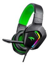 Headset Gamer Viper Pro Naja Led Rgb Com Microfone Vivensis Cor Preto